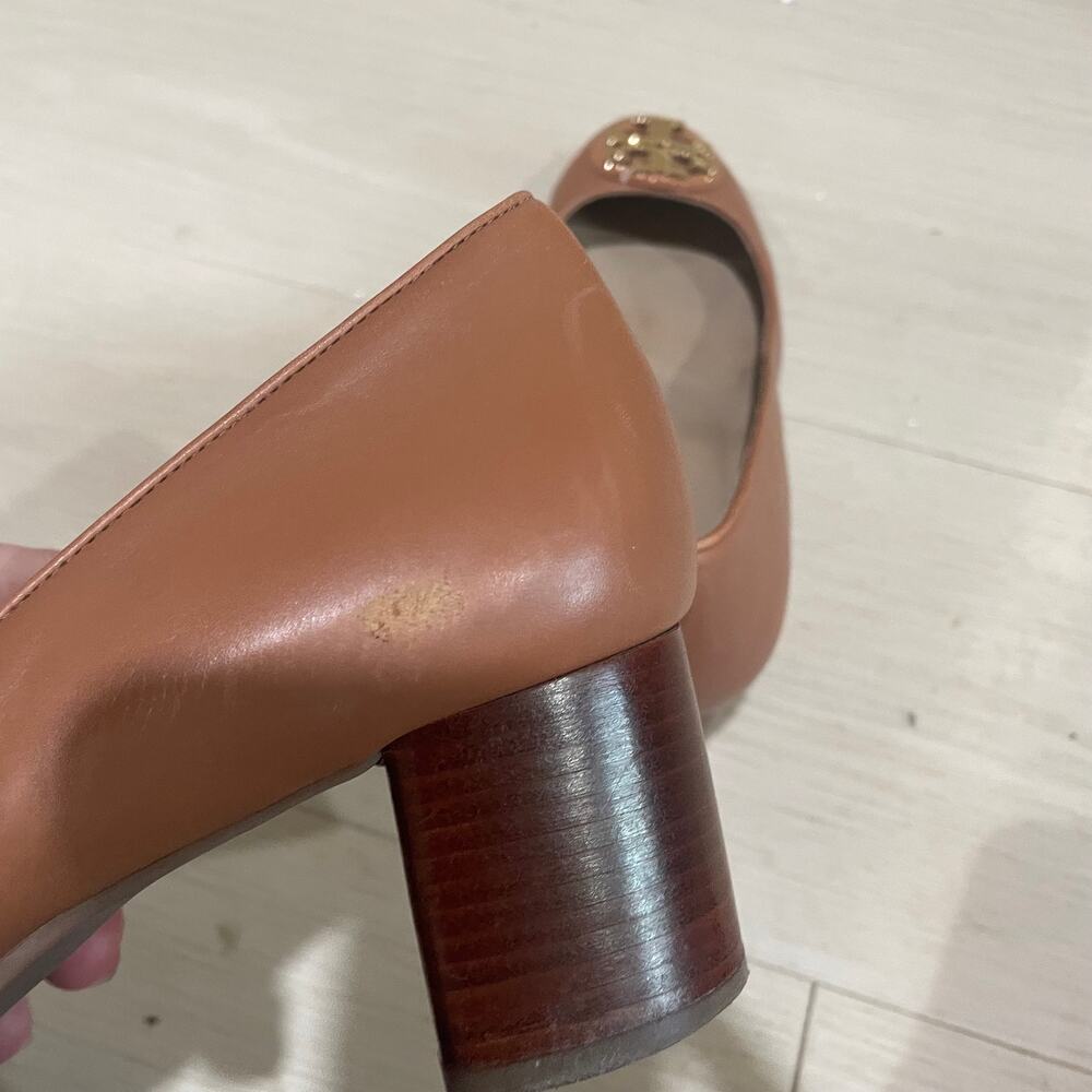 Tory burch janey leather pumps royal tan - Picture 7 of 7